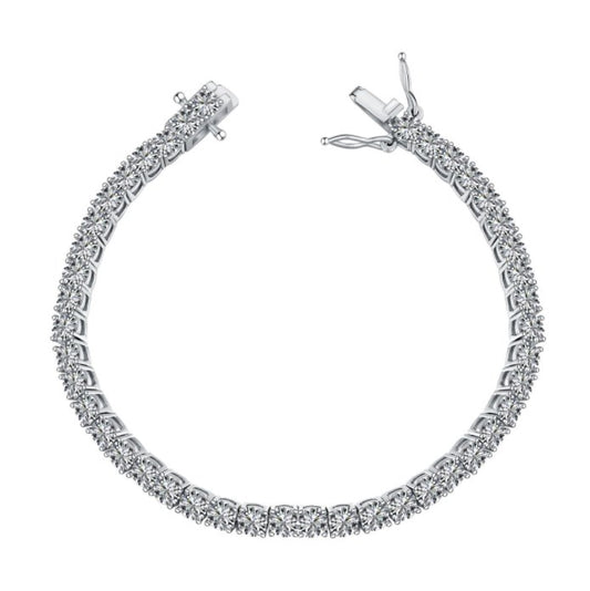 White 4mm Tennis Bracelet